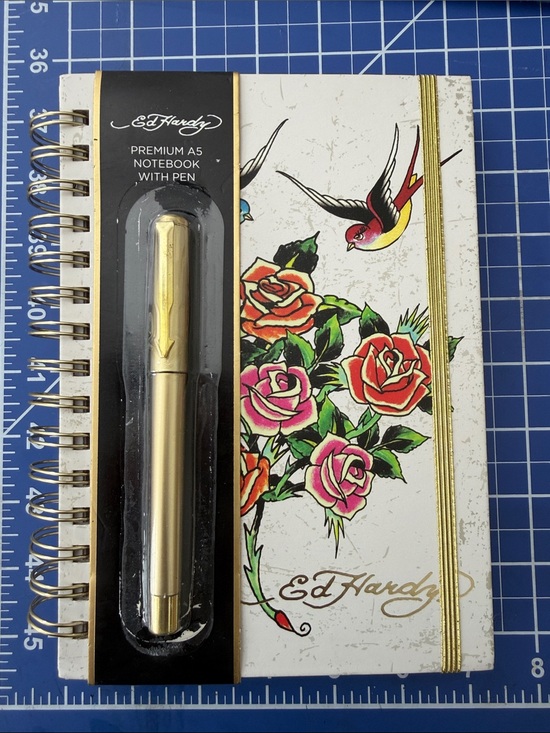 Ed Hardy Other - Notebook with Pen